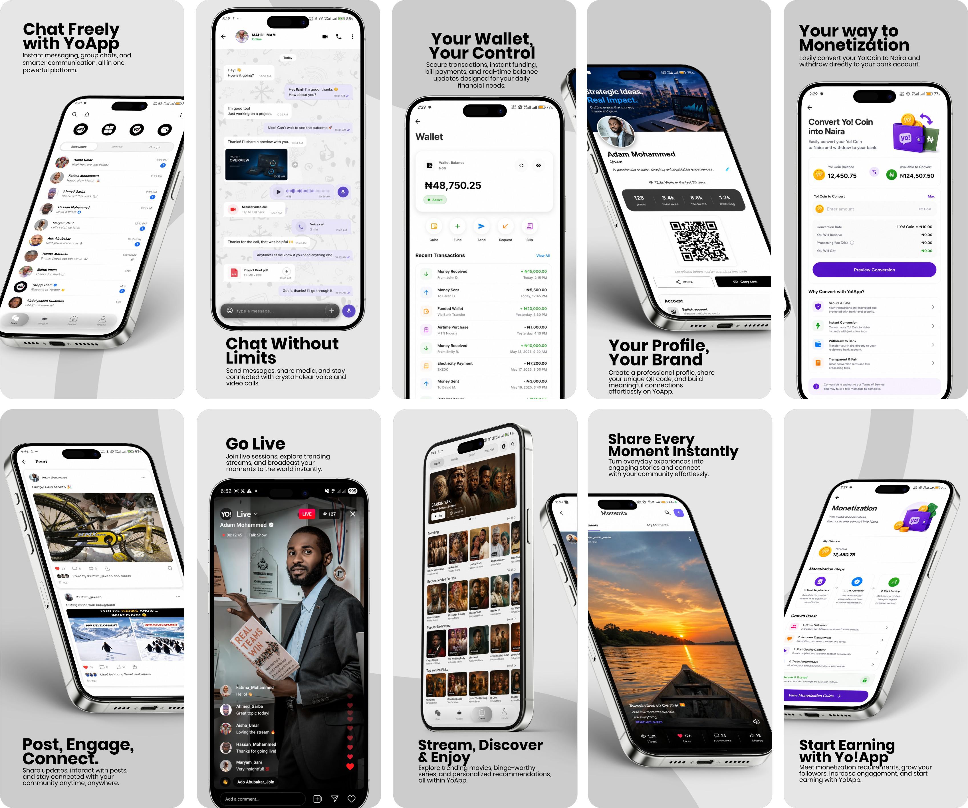YoApp – Social Networking & Digital Communication Platform